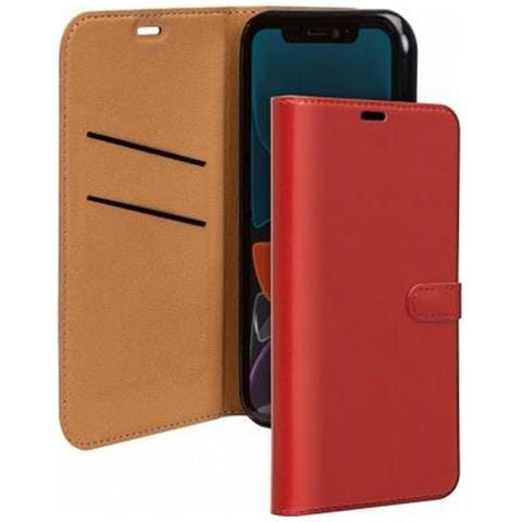 Custodia Per Iphone 12 Pro Max Folio Wallet Con Linguetta Magnetica, Rosso - Foto 2