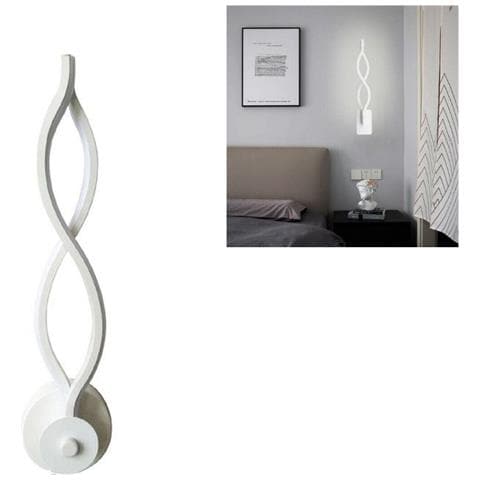 Applique Lampada Per Interno Moderna Da Parete Muro 12w Luce Fredda Sj-092 - Foto 1
