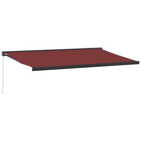 Tenda Da Sole Retrattile Manuale Bordò 500x300 Cm - Foto 2