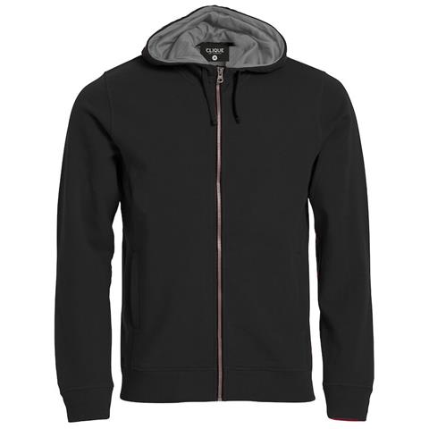 Classic Hoody Full Zip Nero Xl - Foto 1