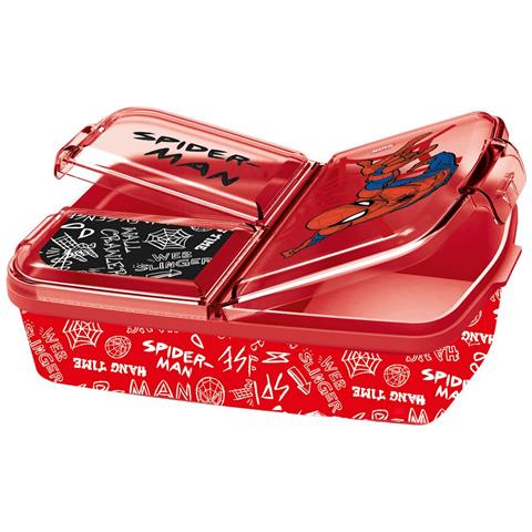 Sandwich Box Bambini Spiderman 3 Scomparti - Foto 2