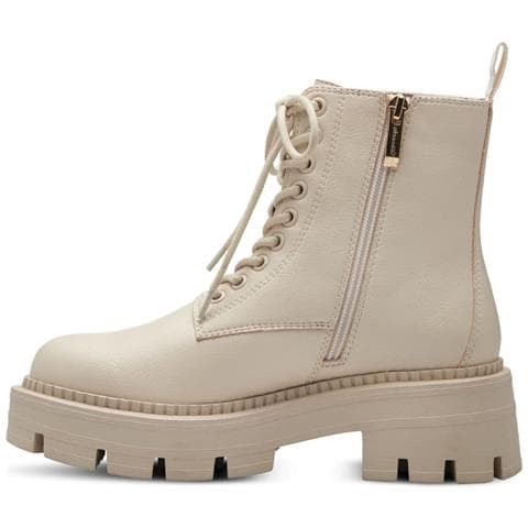 Beige Casual Closed Booties Stivaletti Sintetico E Tessile Scarpe Donna Beige Eu 40, 1-25286-41 400 - Foto 3