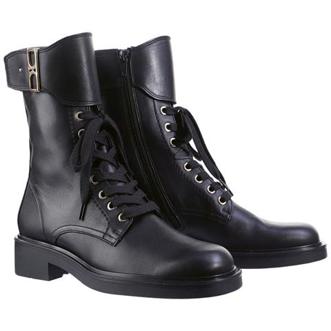 Nick Booties Stivaletti Pelle Scarpe Donna Nero Eu 38, 6-101943 0100 - Foto 1