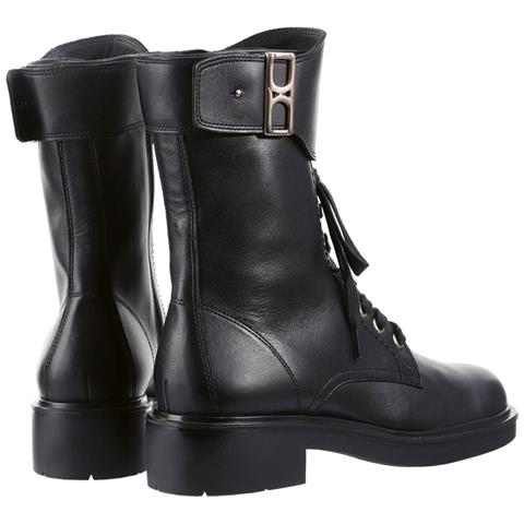 Nick Booties Stivaletti Pelle Scarpe Donna Nero Eu 38, 6-101943 0100 - Foto 3