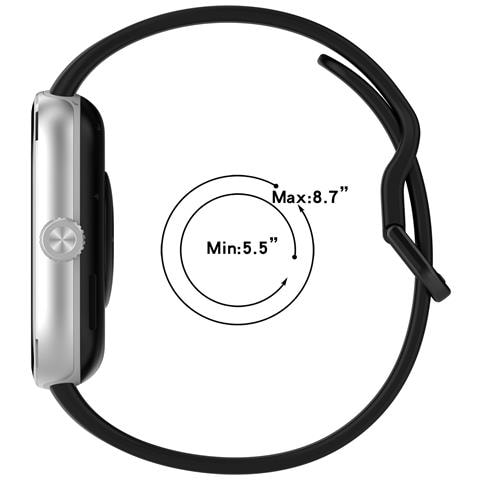 Cinturino Di Ricambio Per Redmi Watch 5 - Silicone Comodo Black - Foto 2