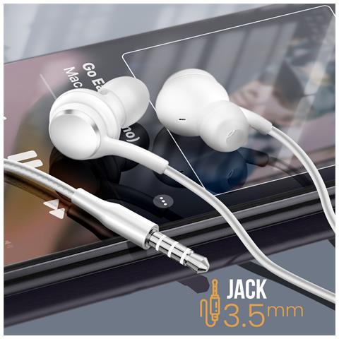 Auricolari Jack 3.5 Mm Jack Da 3,5 Mm + Microfono - Foto 2