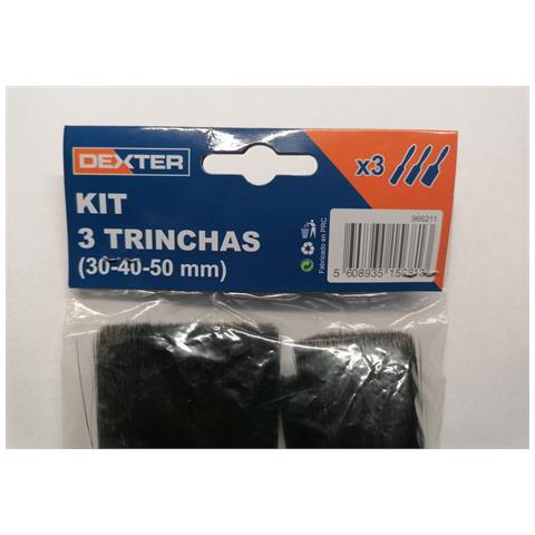 Dexter - Kit 3 Pennelli 30-40-50mm - Foto 3