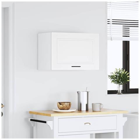 Pensile Da Cucina Porto Bianco In Legno Multistrato - Foto 3