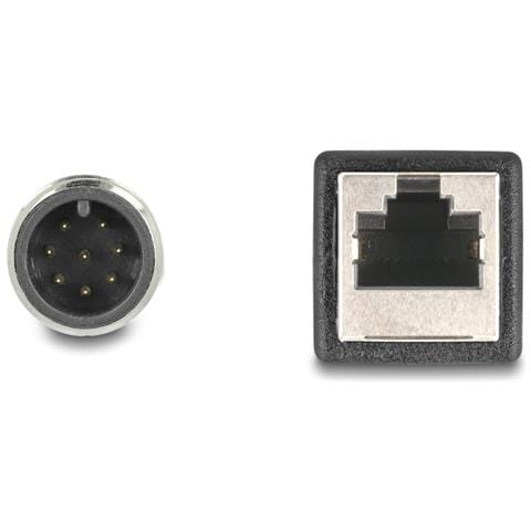 Cavo M12 codificato A a 8 pin maschio per RJ45 femmina PVC 0,5 m - Foto 3