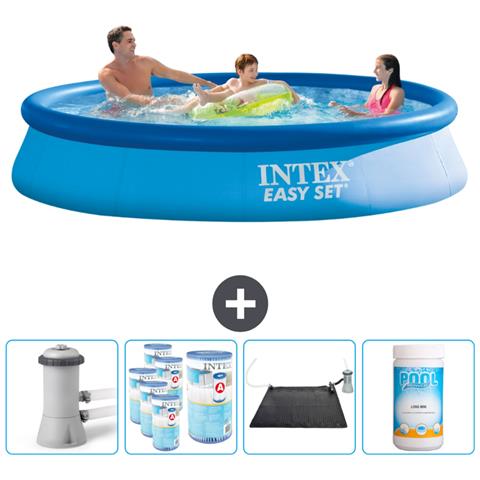 Piscina Fuori Terra - In Giro - 366x366x76 Cm - Blu - Include Accessori Coordinati Cb92 - Foto 1