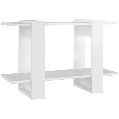 Lusso Casadino - Libreria/divisorio Bianco Lucido 80x30x51 Cm - Foto 1