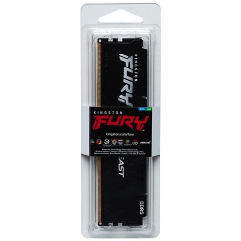 Memoria Technology FURY Beast 64 GB (1x64 GB) DDR5 5600 MHz CL40 288-pin DIMM - Foto 14