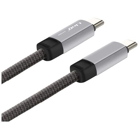 Cavo Usb-c A Usb-c 4a Ricarica Rapida 80w In Nylon Intrecciato 1,2m, Nero - Foto 2