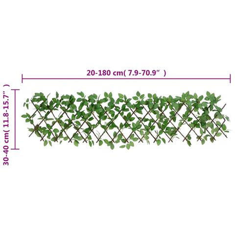 Lusso Casadino -  Traliccio Edera Artificiale Espandibile Verde 180x30 Cm - Foto 6