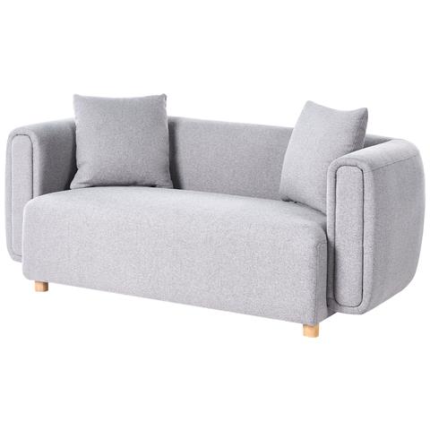 Divano 2 Posti Lillerod Tessuto Grigio - Foto 2