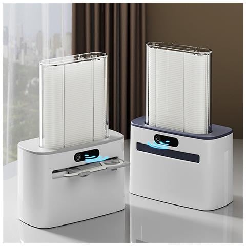 Dispenser Di Filo Interdentale Smart Con Sensore - Ricaricabile Type-c Con 100 Plettri Grey - Foto 2