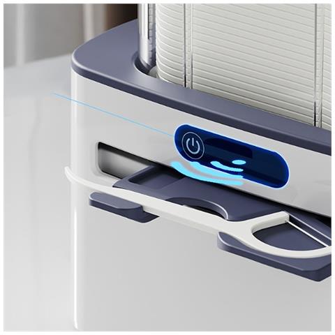 Dispenser Di Filo Interdentale Smart Con Sensore - Ricaricabile Type-c Con 100 Plettri Grey - Foto 5