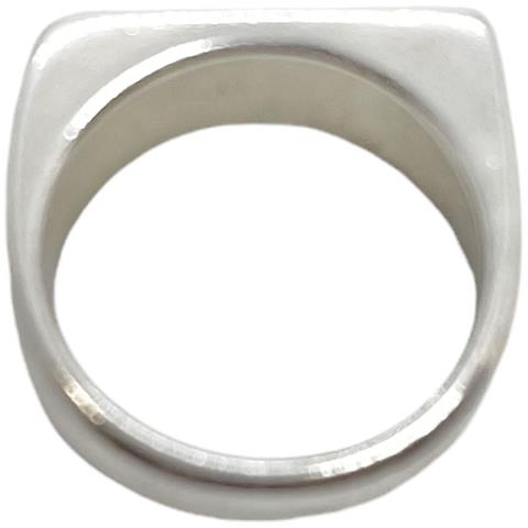 Anello Con Sigillo Plan In Argento 7 Micron T12 - Foto 2