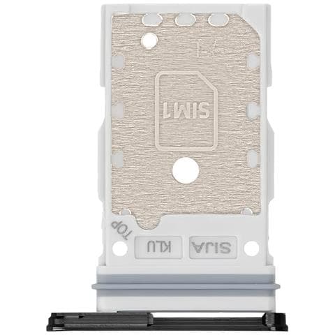 Cassetto Sim Originale Per Galaxy S22 / S22 Plus Vano Dual Nano Sim, Nero - Foto 2