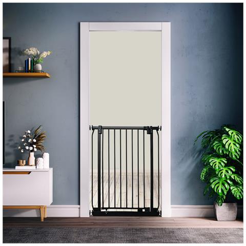 Safetots Cancelletto Di Sicurezza Elite Extra Alto, 98cm - 107cm, Nero Opaco, Extra Alto Con 100cm Di Altezza - Foto 4
