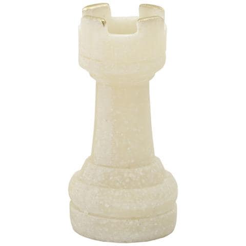 Set 8 Scacchi Decorativi Quarzy In Resina Bianco E Oro - Foto 2