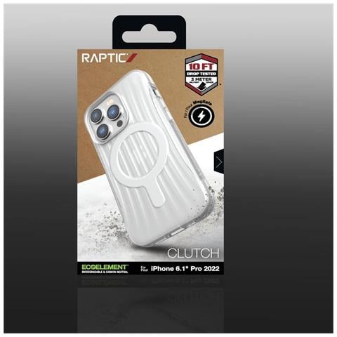 Raptic X-doria Clutch Case Per Iphone 14 Pro Con Retro Trasparente Magsafe - Foto 1