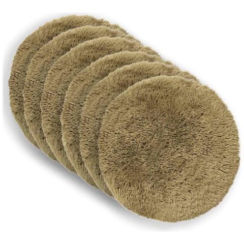 Cuscino con cuscino HEERLEN 2 pz Grigio Chiaro Fleece PV - Foto 1