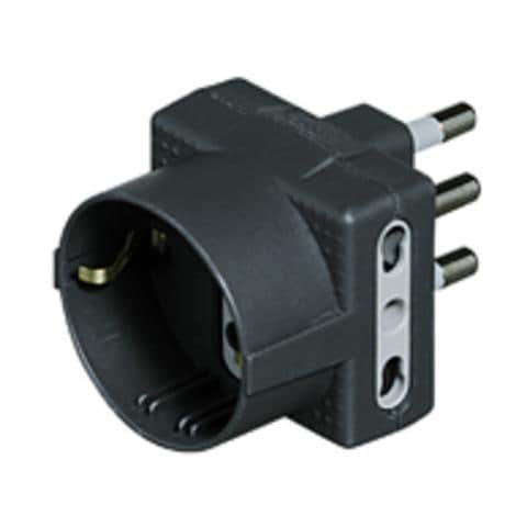 Adattatore Tris 4 Uscite Antracite - Foto 1