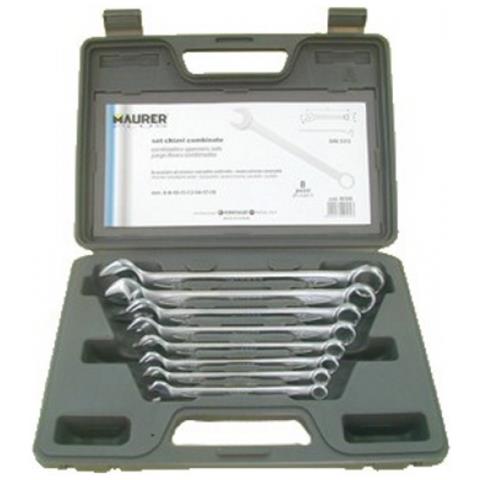 Set chiavi combinate in valigetta serie da 8 a 19 mm 8 pezzi - Foto 2