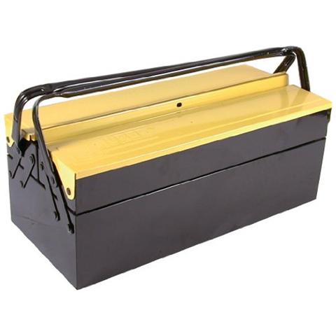 Cassetta portautensili in lamiera verniciata 5 comparti 53x20x22 cm - Foto 1