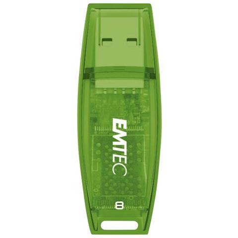 Chiavetta USB 8 GB C410 Interfaccia USB 2.0 Colore Blu / Giallo / Viola / Rosso / Verde - Foto 2