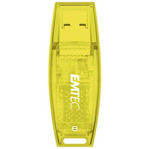 Chiavetta USB 8 GB C410 Interfaccia USB 2.0 Colore Blu / Giallo / Viola / Rosso / Verde - Foto 6