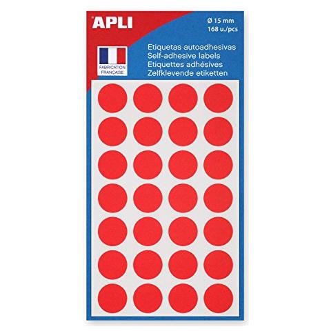 Etichetta multiuso 111843 - 168 / Scatola - 28 / Fogli - Permanente - Rosso - Foto 1