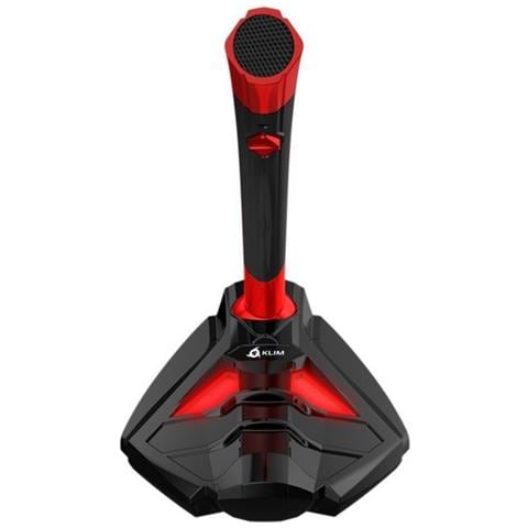 Microfono Desktop Usb Con Stand Per Computer Laptop Pc - Microfono Gaming Videogiochi Ps4 (rosso) - Foto 2
