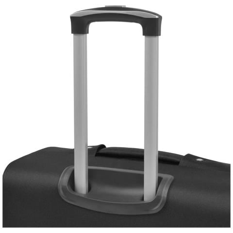 3 Pz Set Di Valigie Trolley Morbide Nere - Foto 2