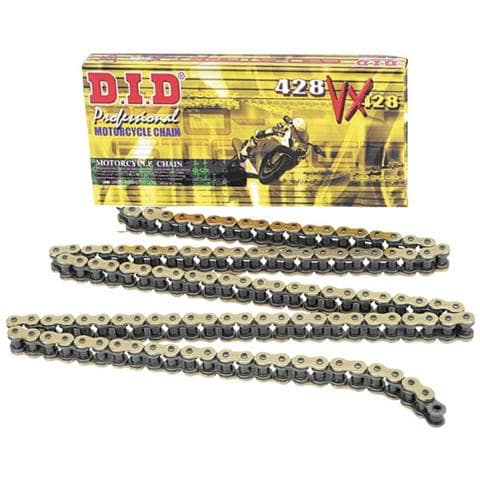 532071301 D. i. d. Catena Trasmissione 428vx Oro / nero Gold / black M 130 Clip - Foto 1