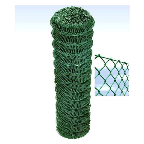 Rete Metallica Plastificata A Semplice Torsione Maglia Quadra 25 X H. 0,8 Mt - 50 X 50 Mm Verde Alpi Replax - Foto 1