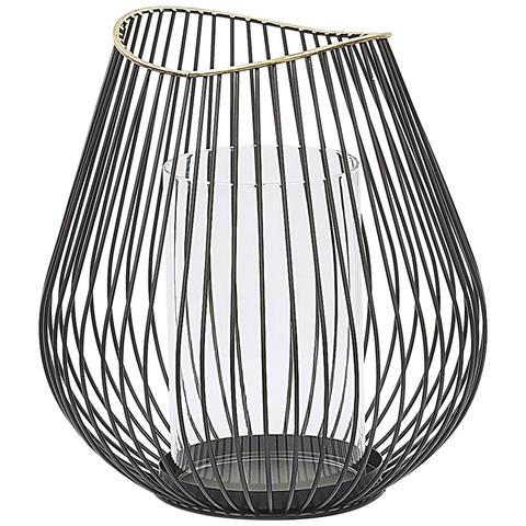 Lanterna In Metallo Nero Thurston - Foto 12