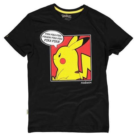 Pika Pika Pika Popart T-shirt, Male, Extra Large, Black [ ts837148pok-xl] - Foto 1