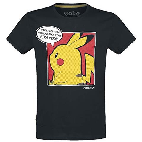 Pika Pika Pika Popart T-shirt, Male, Extra Large, Black [ ts837148pok-xl] - Foto 4