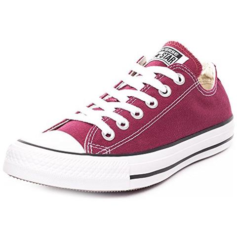 Chuck Taylor All Star Seasonal - Ox, Scarpe Da Ginnastica Donna, Rosso Burgundy M9691c, 40 Eu - Foto 1
