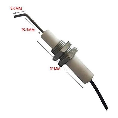 Meter Stella Pulsante Piezo Accenditore Con Filettato Universale Ceramica Scintilla Elettrodo Di Accensione Cavo Spina 03 Contatore Elettronico Dispositivo Set Di 2 - Foto 2