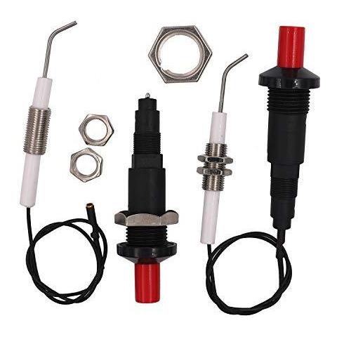 Meter Stella Pulsante Piezo Accenditore Con Filettato Universale Ceramica Scintilla Elettrodo Di Accensione Cavo Spina 03 Contatore Elettronico Dispositivo Set Di 2 - Foto 1