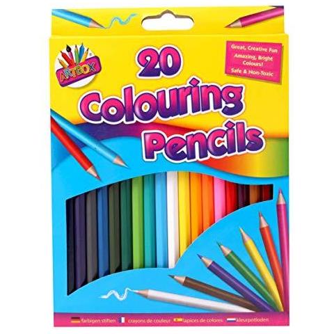 20 Dimensioni Da Colorare Matite Set Completo In 20 Colori Assortiti - Foto 1