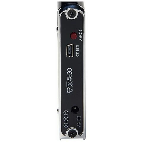 Revoltec Alu Book Edition 2, 2.5", Black, 6,35 cm (2.5") , SATA, USB, Nero, Status, Alluminio - Foto 2