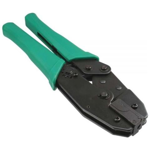 Pinza Crimpatrice per Connettori Modulari LAN e ISDN RJ45 8pin Nera e Verde 27.2 x 8.6 x 2.2 cm 75100 - Foto 3