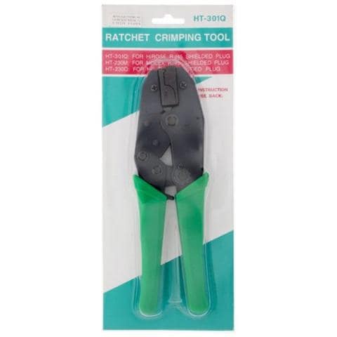 Pinza Crimpatrice per Connettori Modulari LAN e ISDN RJ45 8pin Nera e Verde 27.2 x 8.6 x 2.2 cm 75100 - Foto 2