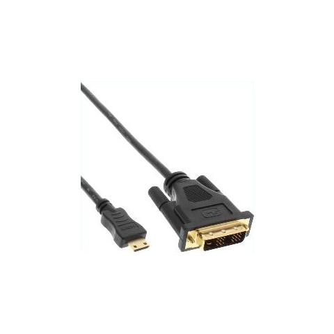 INLINE - 17476P Mini-HDMI DVI Nero cavo di interfaccia e adattatore ...