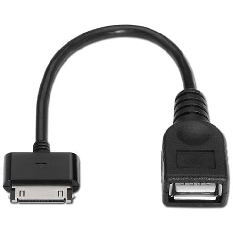 10.10.4000, Samsung 30-pin, USB A, Maschio / femmina, Dritto, Dritto, Nero - Foto 1