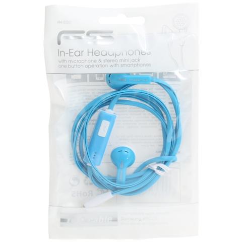 FH1020N, Intraurale, Interno orecchio, 3.5 mm (1/8") , Blu, 20 - 20000 Hz, Cablato - Foto 4